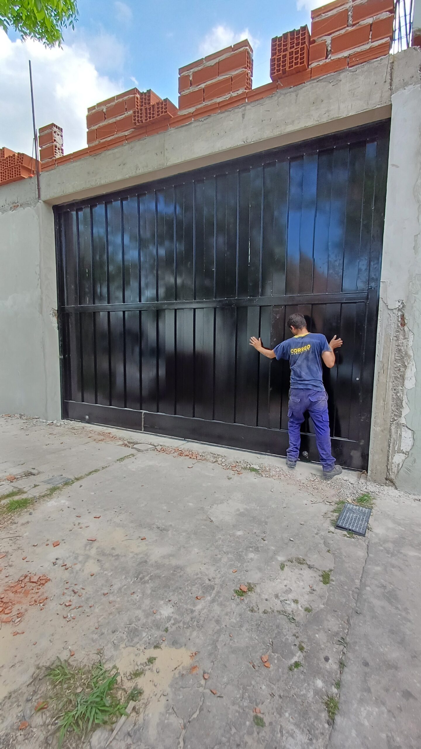 Porton Levadizo de Chapa 20 Manual ciego 3 cuotas sin interes - Imagen 2